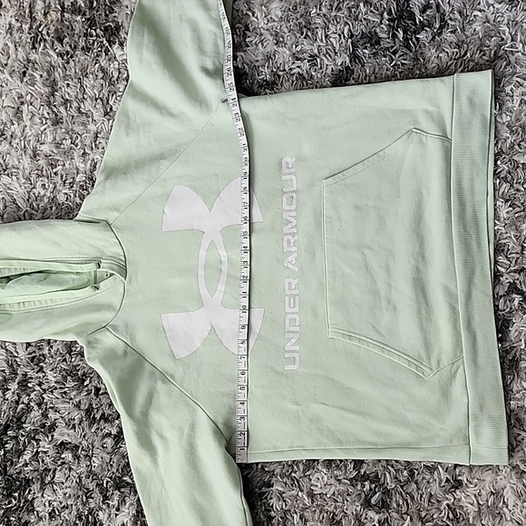 UNDER ARMOUR MEN'S HOODIE SIZE XL ,LIGHT GREEN MINT, PRE-OWNED - Picture 3 of 5